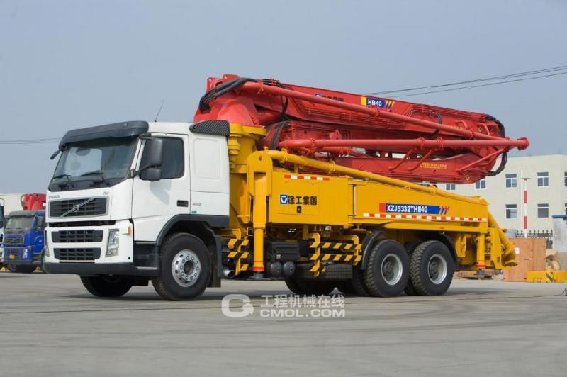 XCMG monté sur camion pompe à béton