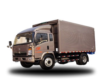 HOWO 4X2 Box Cargo Truck
